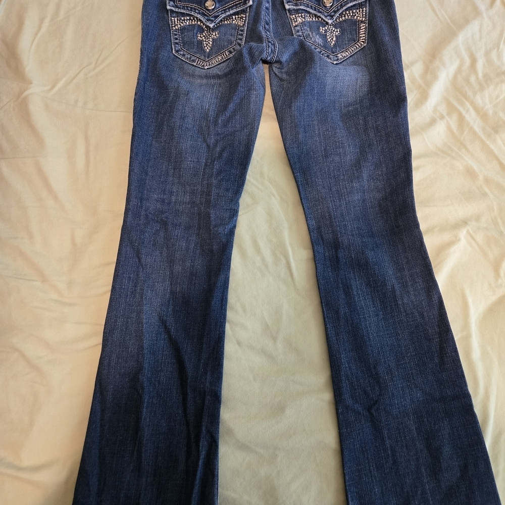 Rock Revival Women's Blue Jeans - Picture 5 of 10